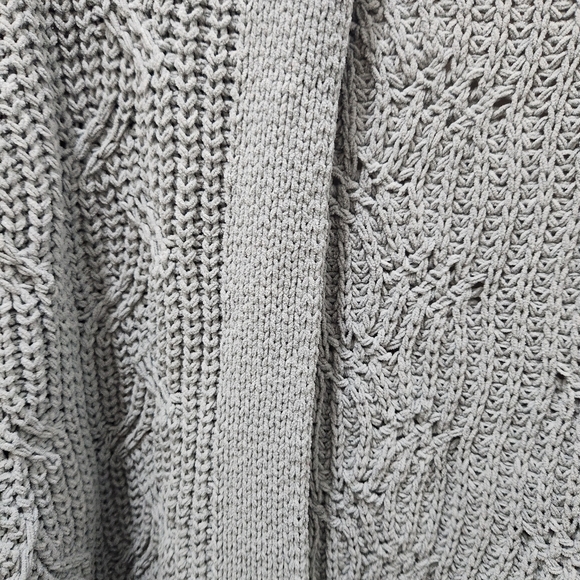 A New Day Women's XXL Green Large Knit open Cardigan Sweater - Picture 4 of 11